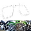 Motorcycle Rear Saddlebag Rail Crash Bar Guard Bumper For Harley Night Train Springer Standard 00-05 Softail Heritage FLST 00-17