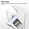 New High-Carbon Steel Adjustable Wrench Long Handle Large Openin Wrench 6-12 Inch Universal Heavy Duty Wrench