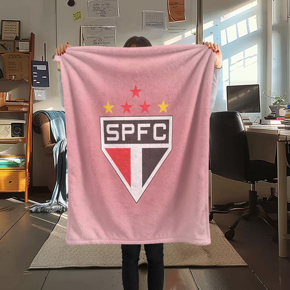 Sao Paulo FC4 Flannel Blanket, High quality Comfortable for All Seasons, Home Decor, Warmth and Comfort