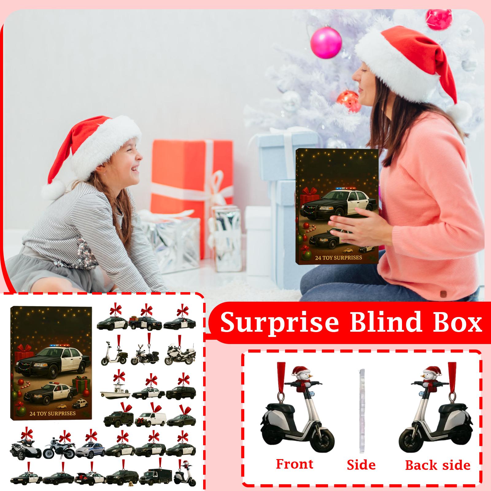 

2D Plane+airplane Box +24PC+ Fitness Decoration Advent Christmas Countdown Box Calendar One Size