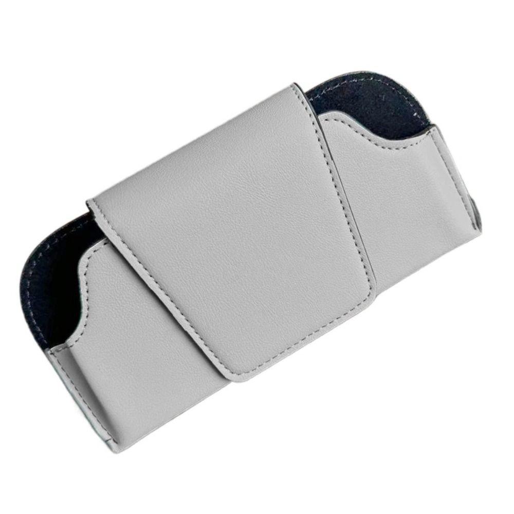 PU Leather Car Glasses Case Multi-Function Eyeglasses Case  Car Interior Accessories