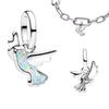 New Original 925 Silver Charms Butterfly Flower Heart Fish Beads Pendant Bracelets Necklaces Womens DIY Jewelry Gift