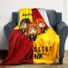 Custom Name Harry Potter Adventure blanket for Couch & Bed, Plush Cozy Fuzzy Blanket Super Soft & Warm Blankets for Fall and Winter. 090879