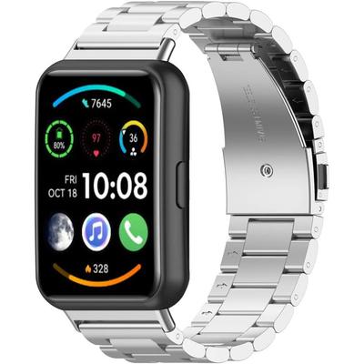 Edelstahlarmband für Huawei Watch Fit 2, Silber
