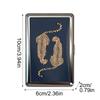 Vintage-Style Vintage Card Case Metal Material Easy Snap Metal Case Versatile Design Multi-function Cash Case ID Card Holder