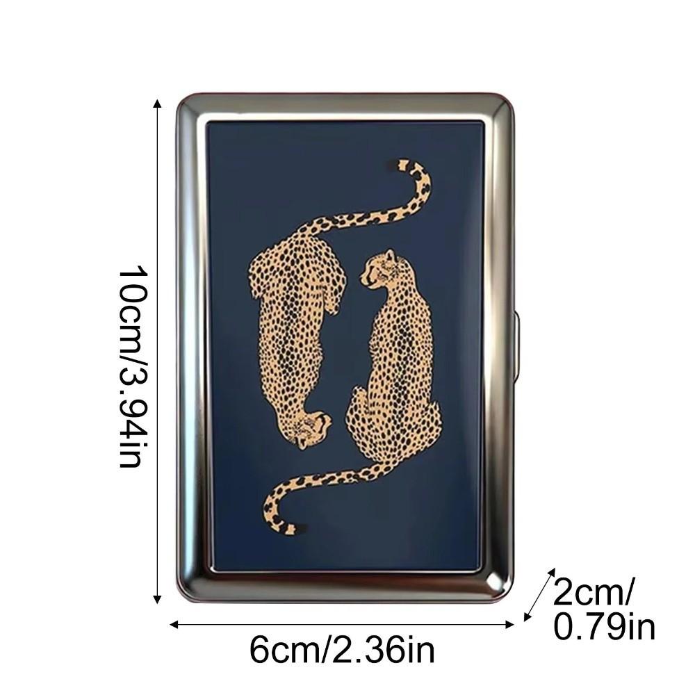 Vintage-Style Vintage Card Case Metal Material Easy Snap Metal Case Versatile Design Multi-function Cash Case ID Card Holder