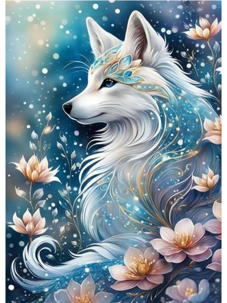 Diamantkreuz-Stickerei Buntes Gemälde Niedliche Farbige Eule Katze und Hund 5D DIY Diamant-Tierstickerei Heimdekoration