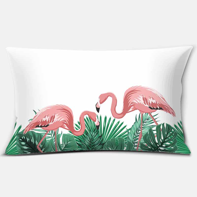 Fashion Plant Flamingo Home Decoration Sofa samochodowa Poszewka na poduszkę 30cm * 50cm