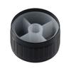 6mm/ 0.23" Volume Control Amplifier Knob 30x17mm Aluminum,plastic Potentiometer Control Knobs Black Volume Tone Knobs