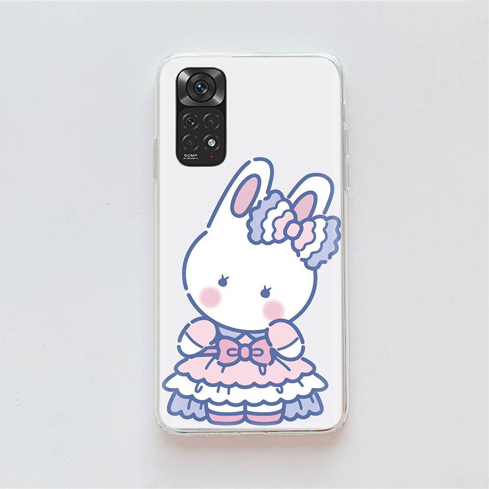 KT69 Kitty Friends Case for Samsung A04 A14 A23 A34 A54 M23 M33 M52 M53 Realme 10 9 C30S C35 C55 VIVO Y02S Y21 Y33S Y51 X80 Pro Clear Cover