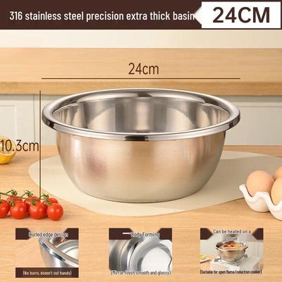 ZISIZ 316 Thickened Stainless Steel Basin Set