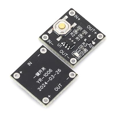 Micro YR1006 One Button Bistable Trigger Module DC 2.2-5V Low Static Current 0.5uA Max 2A Load Latching Switch Board