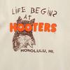 anbil 00s Old HOOTERS Owl Print Short sleeve T-shirt S off white animal Women Used