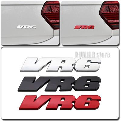 3D Styling VR6 Emblem Metallaufkleber Karosserie Heckklappe Aufkleber Zubehör Für V-V V