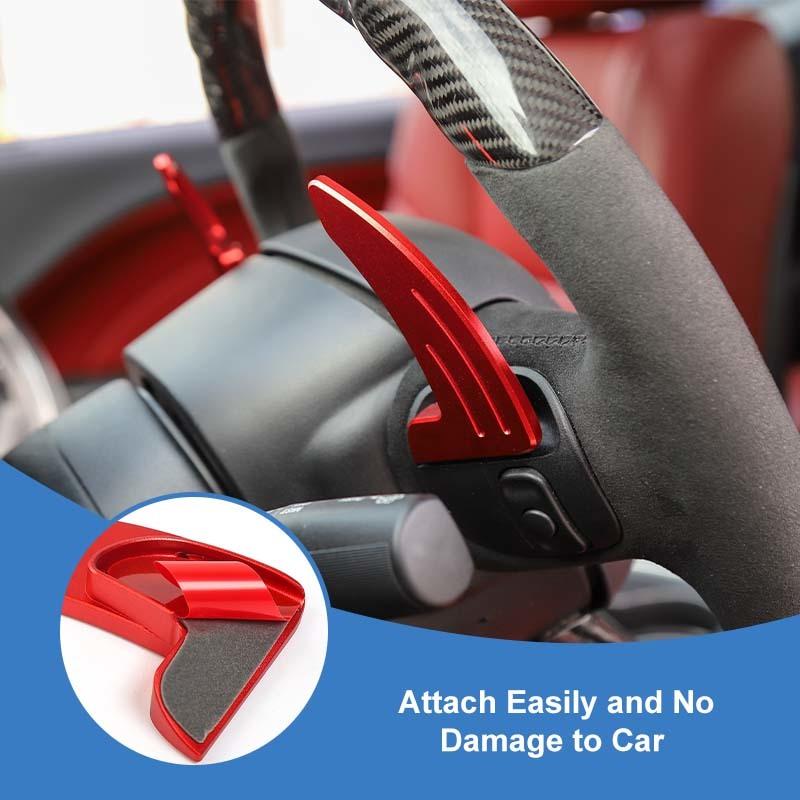 Steering Wheel Decoration shift Paddles air Conditioning Audio Switch Decorative Ring Fit For Dodge Charger For Dodge Challenger Charger