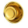 ZISIZ Golden Stainless Steel Rolled-Edge Basin