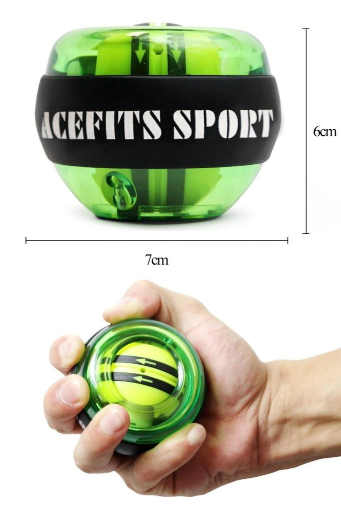 ACEFITS Twist Ball Auto Start Wrist Strengthening Green
