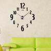 Professional Home Decor Quartz Analog Needle Display Wall Sticker Clock for Living Room