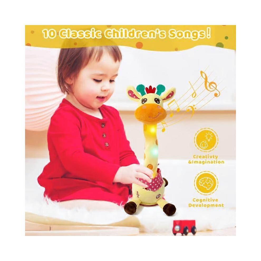Musical Giraffe Toy - Sings Dances Repeats What You Say Dancing Giraffe Toy Giraffe Stuffed Animal Toys