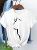 Kawaii Cat Print Fashion Tshirt Vintage Unisexs Casual Graphic Short Sleeve T Shirt Clothing Summer Spring Top Tee