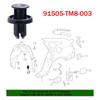 91505TM8003 Push-Type Retainer Clip Rear Front Bumper Fender Grille Under Cover Rivet Fastener for Honda Acura Civic Accord CR-V