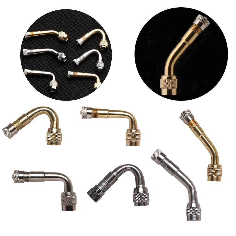 45/90/135 Grad Winkel Messing Luftreifenventil Schaft Elektrisches Fahrradventile Zubehör