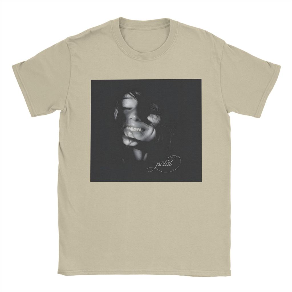 Novelty Ariana Grande Petal Album Photo Tshirt Unisex Round Neck Pure Cotton T Shirt Short Sleeve Tees Gift Idea Clothes