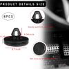 Kewucn 8 PCS Brake Pedal Stop Pad, Rubber Automotive Brake Light Switch Stopper, Vehicle Clutch Pedal Stopper Compatible with 90541-06036