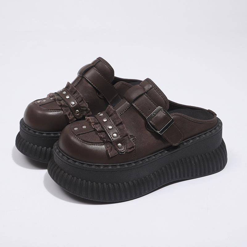 Dámské sportovní platformové sandály léto 2025: Všestranné, ležérní, duté provedení se silnou podrážkou a vnitřním zvýšením