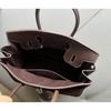 New Trendy Suede Leather Handbag Large‑Capacity Nubuck Top‑Grain Cowhide Women Bag Casual Single Shoulder Crossbody Purse -NO LOGO