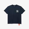 New Era New York Yankees HalfTon T shirT Navy 15147536