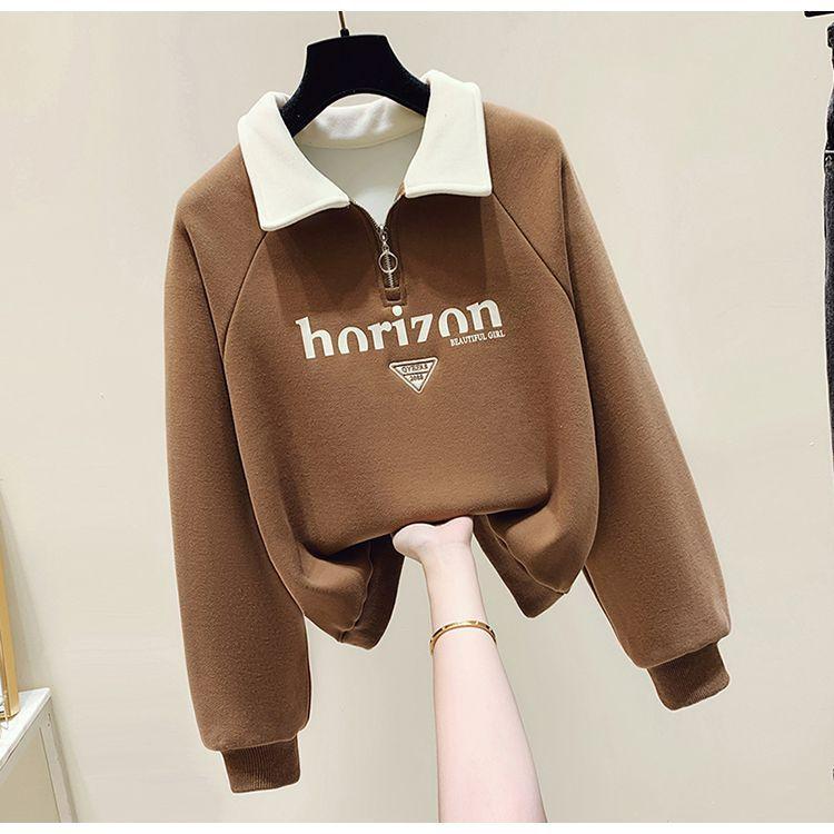 Streetwear Letter Print Hoodies Women Oversized Y2k Zip Up Hoodie Sweatshirts Harajuku Sportswear Korean Pullovers K Pop Clothes