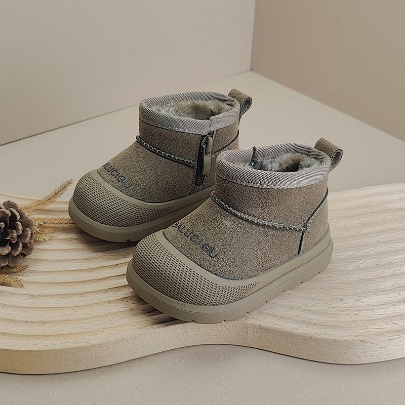 

Дитячі снігові чобітки дитячі оксамитові бавовняні дитячі чоботи для хлопчиків бавовняні теплі зимові нове взуття для дівчаток Factory order price 15-19 whole piece (120 pairs) зелений