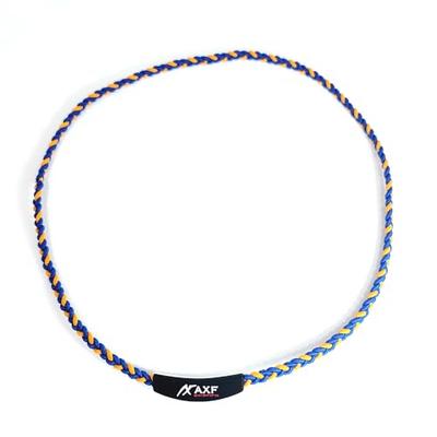 [Axef] Tuning Band 303 Blue, Medium (45cm), Silicone Necklace for Core Strength, Improves Blood Circulation, and Recovery for Athletes (RG92)