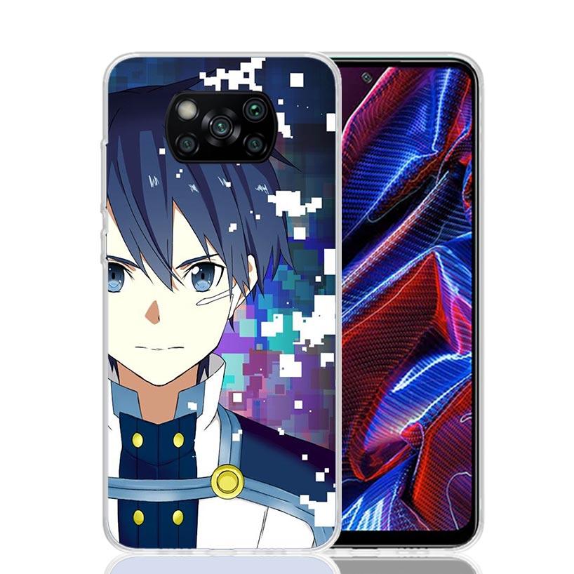 Sword Art Online Kirito Phone Case For Xiaomi Poco X7 X6 X5 Pro F7 Ultra Redmi 15C 15 13 13C 12 12C 10 10A 10C 9 9A 9C 9T Cover