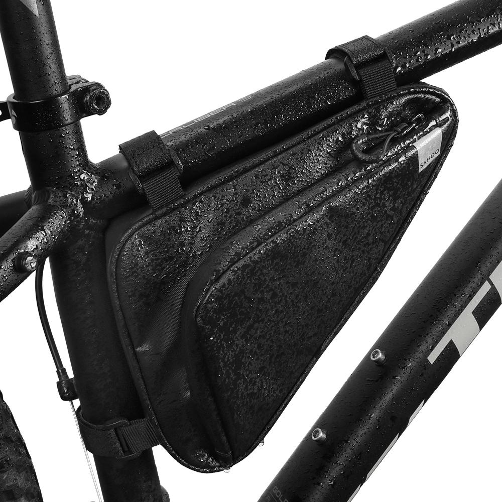 Wasserdichte Fahrrad-Dreieckstasche Fahrrad-Rahmenrohr-Tasche Pack Cycle Werkzeug Zubehör Aufbewahrungstasche Tasche