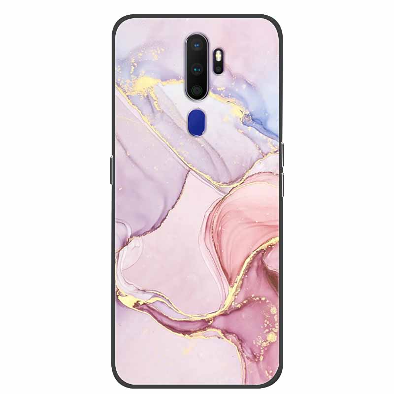 For OPPO A5 2020 Cases A9 2020 Marble Soft TPU Silicone Phone Covers For OPPO A9 2020 Case Fundas Bumper for OPPOA5 A 9 2020 Cat