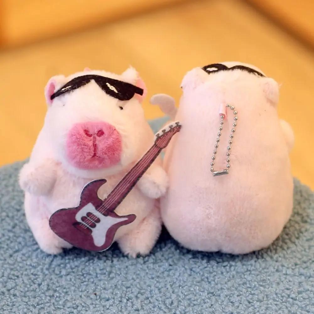 Kawaii Multicolor Capybara Doll Kapibala 10-13cm Water Dolphin Doll Birthday Gift Soft Plush Toy Car Couple