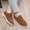 Mode Khaki Freizeitschuhe für Herren Wildleder Slipper Herren Plateau Slipper Herren Fahrschuhe Leichtgewicht Freizeit Herrenschuhe