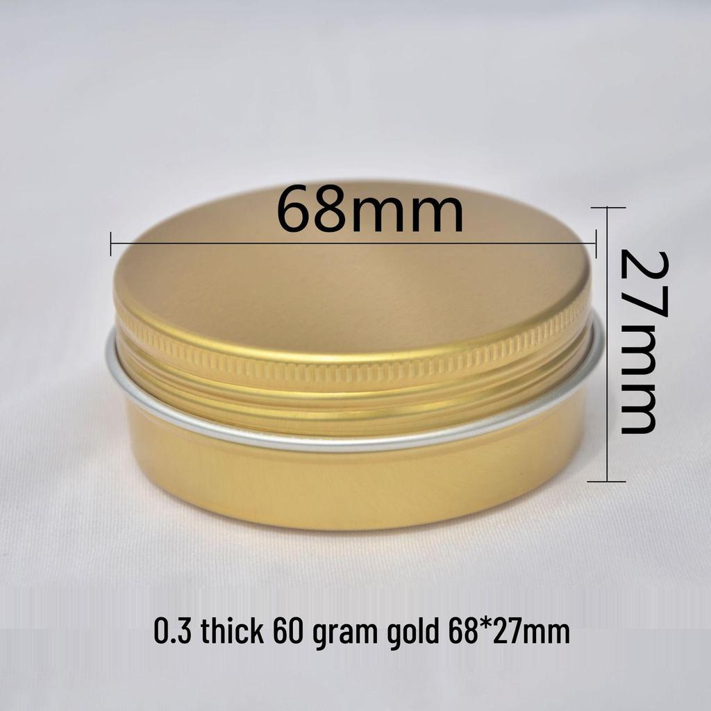 5g-250g Multi-Size Multi-Color Threaded Aluminum Tea Box Metal Can