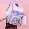Unisex Capacity Large Backpack For Elementary School Children Ages One To Three In Trendy Colors