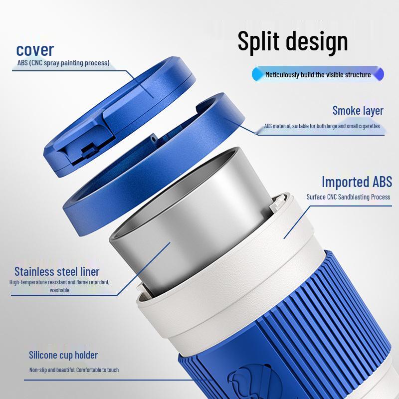 2026 Jiangling Ford Equator Ashtray with Lid: Anti-Ash Flying Design