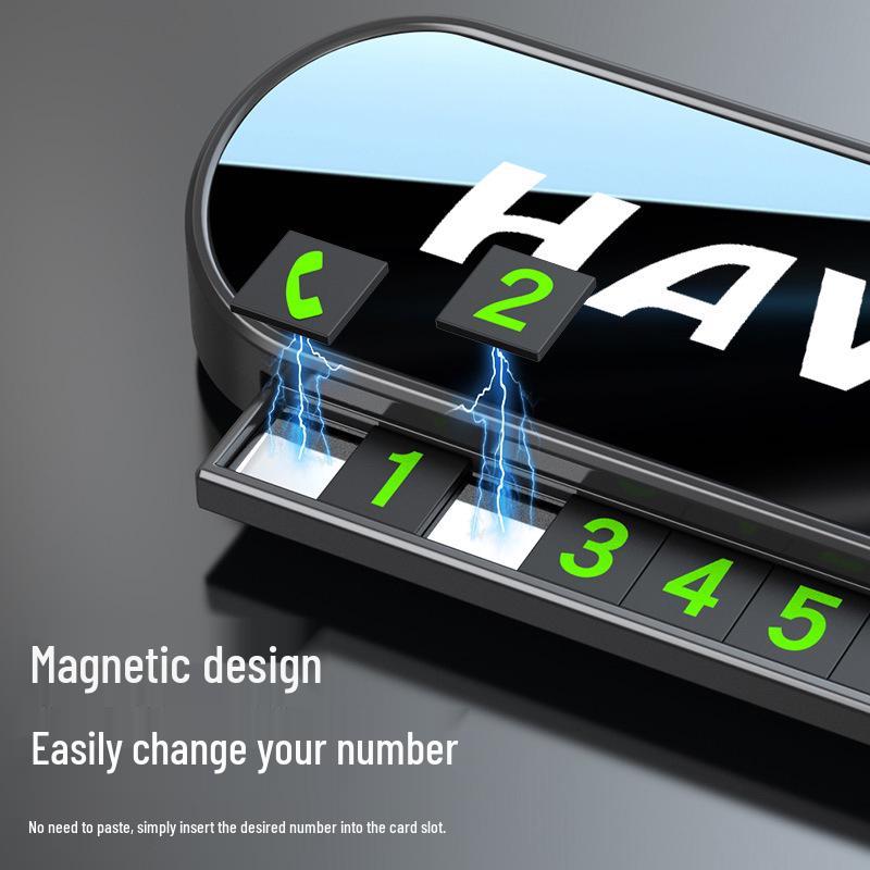 Hidden Laser Temporary Parking Signs for Haval H6/H9/M6, Big Dog, Raptor, Divine Beast, Falcon Dragon