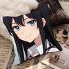 Yukinoshita Yukino Anime My Teen Romantic Comedy SNAFU Pillow Case Fashion Square Pillowcase Bedroom Sofa Room Ins Decoration
