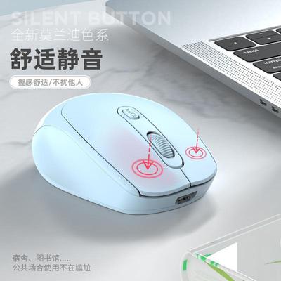 Laptop, Universal Wireless Bluetooth Mouse Rechargeable Dual Mode Silent Male and Female Office Wireless Mouse