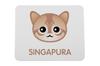 Singapura - Mouse Pad by Art-Dog Brand