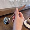 Stainless Steel Luxury French Retro Soup Spoon - Multi-Purpose for Western Dishes, Pasta, Dessert, or Rice.