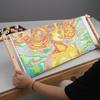 Wooden Embroidery Frame with PVC Clamping Tubes Tension-Adjustable Freestanding