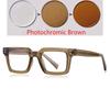 Blue Frame Light Blocker PC Shortsighted Prescription Eyeglasses for Women TR90 Material Myopic Photochromic Eyeglasses -0.5 -0.75 To -6.0