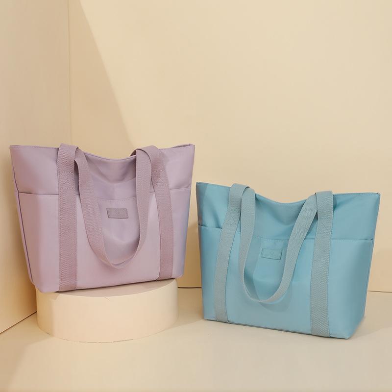 Duża pojemność nylonowa torba na ramię do pracy w podróży torba na zakupy damska torba